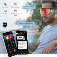 Lunettes Intelligentes Connectées avec Caméra Anti-Tremblement 1080P et Optimisation d'Image IA en un Clic pour la Création de Contenu Cycliste