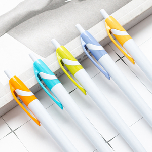 Wholesale Custom Logo Promotional Big Clip Plastic Ball <b>Pen</b> Soft Coated 0.5mm Multi-Functional Novelty Sports Stylo Ballpoint - Product Image 3