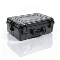 Mallette de transport d'outils en plastique étanche avec mousse à choisir et à épiler pour moniteur/ordinateur portable