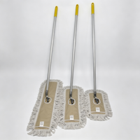Serpillère en coton robuste à rotation flexible à 360° pour grande surface de nettoyage, idéale pour les halls d'hôtel, les bureaux et l'entretien des sols durs