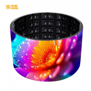 Creative Front Magnetic Maintenance Flexible HD Soft Led <strong>Module</strong> P2 P2.5 P3 Curved Advertising <strong>Display</strong> Screen for Various Shapes - Product Image 2