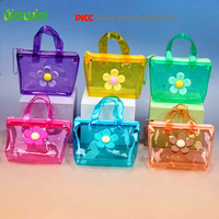 Porte-monnaie transparent personnalisé UIOWIO en PVC, mini sac de rangement pour écouteurs, porte-clés, petit porte-monnaie étanche