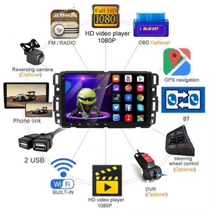 Phổ 8 inch đài phát thanh xe Android GPS navigation Wifi Carplay/AM/RDS cho GMC Chevrolet Yukon Sierra Acadia - Product Image 2