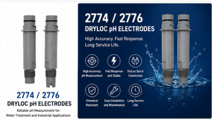 2774 2776 อิเล็กโทรดวัดค่า pH แบบ DryLoc สำหรับระบบบำบัดน้ำ กระบวนการอุตสาหกรรม และการตรวจสอบน้ำเสีย - Product Image 3