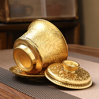 Ensemble de thé portable en céramique de luxe avec une théière et deux tasses, pour une utilisation en extérieur, Feiyueyao