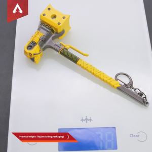 <span class=keywords><strong>Apex</strong></span> <span class=keywords><strong>Legends</strong></span> Métal Digital Game Merchandise Erosion Death Hammer Heirloom Power Kid pour Kunai Pendentif Evil Spirit Porte-clés - Product Image 3
