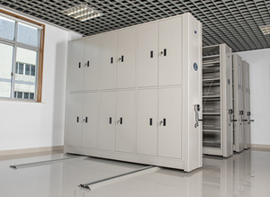 Jingye Thư Viện Đồ Nội Thất Kim Loại Cuốn Sách Di Động Kệ Lưu Trữ Dày đặc Khung Thông Minh Di Động Kệ Lưu Trữ - Product Image 3