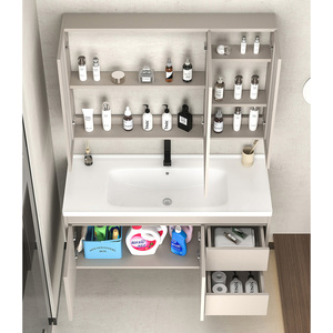 Tocador de <span class=keywords><strong>baño</strong></span> de madera Beige - Product Image 6