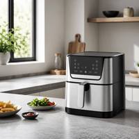 Freidora de Aire Digital Familiar de 8.5L, Gran Capacidad, Múltiples Programas Preestablecidos, Diseño Antiadherente y Fácil de Limpiar