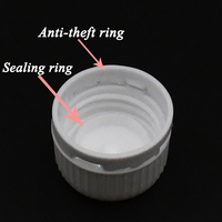 Bouteille de boisson en plastique PET transparente de 30 ml avec bouchon inviolable, bouteille pour shot de gingembre, conteneur pour shot de gingembre