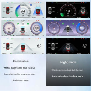 Akıllı hızlı ekran enstrüman dokunmatik pano ekran HD hız monitörü Tesla modeli Y & 3 iç<span class=keywords><strong>in</strong></span> direksiyon önünde - Product Image 6