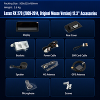 Radio Layar Sentuh Android 8core 12.3 inci untuk Lexus RX RX270 2009-2014 LHD&RHD Multimedia Stereo Dengan Fungsi BT 4g Carplay
