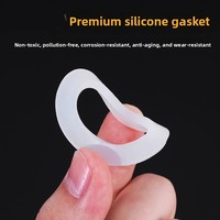 Cincin Penyegel Silikon Hitam/Putih untuk Shower & Gasket Pipa Air Keran Ukuran 1/2 3/4 1 Inci Model 57544
