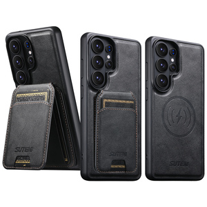 Funda SUTENI para <span class=keywords><strong>Samsung</strong></span> S26 Ultra con Carga Inalámbrica, Soporte Magnético para Tarjetas, Cartera 2 en 1 <span class=keywords><strong>de</strong></span> Cuero Sintético para S25 S24 S23 S22 - Product Image 1