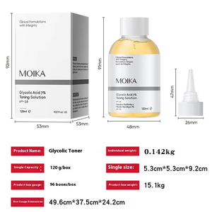 OEM/ODM 7% acido glicolico Toner frutta acido essenza 120ml viso esfoliante crema idratante Anti-invecchiamento funzione Spray per la cura del viso - Product Image 3