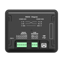 Contrôleur de groupe électrogène diesel basse température de type split HGM8140, panneau de commande SmartGen, nouvelle automatisation autonome + CANBUS