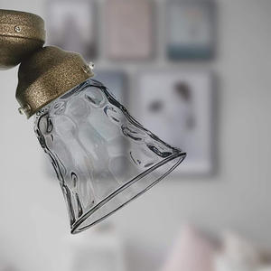 Couvertures de lumière de ventilateur de plafond Globes de ventilateur de plafond <span class=keywords><strong>luminaire</strong></span> en verre de <span class=keywords><strong>remplacement</strong></span> abat-jour de <span class=keywords><strong>remplacement</strong></span> d'éclairage en verre - Product Image 4