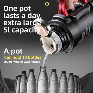 Tazza Termica da Esterno in Acciaio Inox 316 con Isolamento Sottovuoto, Grande Capacità, Thermos da Viaggio con Manico, per Auto e Sport, 36 Ore - Product Image 2
