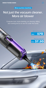 <span class=keywords><strong>Aspirateur</strong></span> de voiture portable <span class=keywords><strong>sans</strong></span> <span class=keywords><strong>fil</strong></span> à super aspiration <span class=keywords><strong>sans</strong></span> brosse avec affichage numérique Technologie ABS pour usage domestique et automobile - Product Image 4