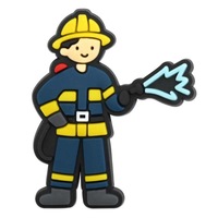 Nouveauté 2026 Breloques en caoutchouc PVC pour chaussures, motifs camion de pompiers et voiture, pour hommes, femmes et enfants, décorations avec épingles à boucle