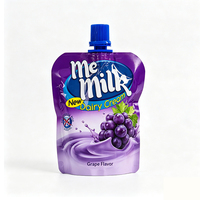 Pochettes souples personnalisées avec bec verseur et capuchon, en plastique imprimé brillant, pour jus et eau minérale - Sacs Mylar de qualité alimentaire
