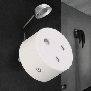 Tuya Smart WiFi Socket for India South Africa Smart WiFi <b>Plug</b> With Socket 10A 230V Wi-Fi <b>Remote</b> Control Plastic Residential Use - Product Image 2