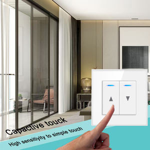 Professionele schakelaarfabriek Kristalglaspaneel Automatische deur 2-weg gordijn schakelaar - Product Image 3