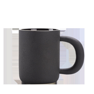 แก้วกาแฟพอร์ซเลนด้ามจับหูใหญ่ขนาด400มล. ถ้วยดื่มนมหรือกาแฟสำหรับมื้อเช้าแบบอ้วนใช้กับไมโครเวฟได้อย่างปลอดภัย - Product Image 5