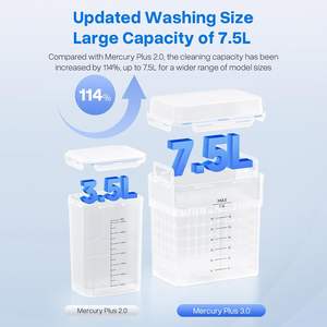 ELEGOO, ртуть, 3,0 плюс, 2, 1, большая, 3D-печать, станция для промывки, аппарат для отверждения смолы, ЖК-дисплей/SLA/DLP, модели 230x135x260 мм, Новинка - Product Image 5