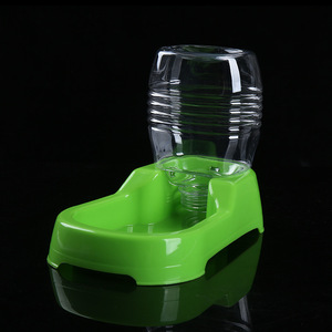 Fuente de agua automática para mascotas, 500ml, para perros, gatos, cachorros, color sólido, forma redonda - Product Image 3