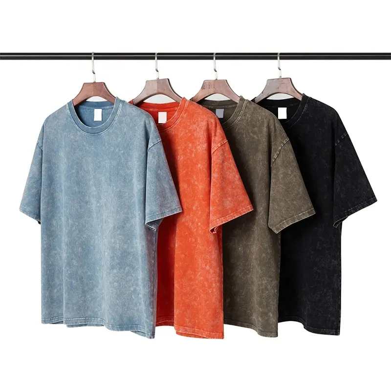 Finch Garment men streetwear oversize washed heavyweight t shirt high quality tee tshirts blank acid wash t-shirt
