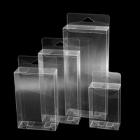 Boîte en PET recyclable personnalisée, boîte en plastique transparent PVC, boîte cadeau en plastique transparent pour artisanat, jouets