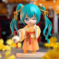 Оригинальный набор фигурок GOLDLOK Hatsunee Miku Qu Yun Shang Flower Series, 9 шт., в стиле чиби, в китайском стиле, для рабочего стола, подарок (слепая коробка)