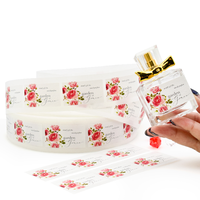 Étiquettes autocollantes de bouteilles de parfum cosmétiques, imperméables et personnalisées