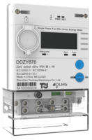 1P 4G + RS485 Smart Meter sudah dibayar dengan Plug & Play Comm. Meteran energi fase tunggal koneksi ulang pemutus jarak jauh modul