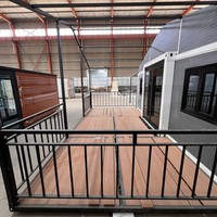 Maison préfabriquée professionnelle de 80 m², plan de maison préfabriquée de 50 m², maison modulaire à deux étages, unités préfabriquées chinoises bon marché