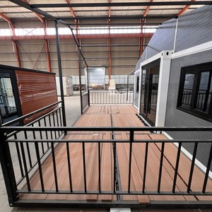 Maison préfabriquée professionnelle de 80 m², plan de maison préfabriquée de 50 m², maison modulaire à deux étages, unités préfabriquées chinoises bon marché - Product Image 2