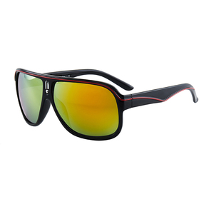 Nuovi <span class=keywords><strong>Occhiali</strong></span> <span class=keywords><strong>da</strong></span> <span class=keywords><strong>Sole</strong></span> alla Moda per <span class=keywords><strong>Uomo</strong></span> con Montatura in PC Bianca e Rossa, 10 Colori, per Sport all'Aperto e Guida, con Lenti a Specchio - Product Image 2