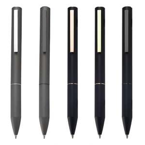 Stylo à bille de luxe en métal noir mat de haute qualité pour hôtel, personnalisable pour tous les sports, stylo promotionnel avec boîte - Product Image 6