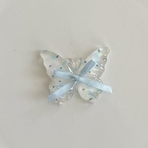 Sweet Jelly Candy Color Butterfly Acrylic Charms-Bricolage pour coque de téléphone, pince à cheveux, fabrication de bijoux - Product Image 1