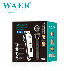 WAER Ensemble de tondeuses électriques sans fil professionnelles élégantes, lames en acier inoxydable, longue durée de vie de la batterie, rechargeables, pour usage en salon de coiffure - Product Image 5