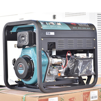 Générateur Diesel Super Silencieux 10 kVA 8 kW Monophasé Insonorisé Refroidi par Air Portable ATS Démarrage Électrique 12 V CC pour Usage Familial de Secours