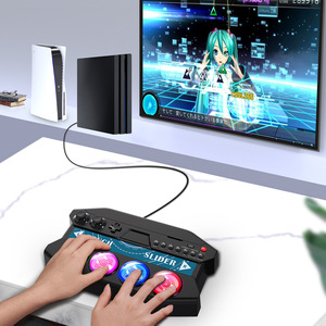 Con barra táctil, juego de luz LED, Hatsunes <span class=keywords><strong>Mikus</strong></span>/DIVA Future Tone DX Ipega, Gamepad para PS4, PS5, Mando de juego, Joystick - Product Image 2