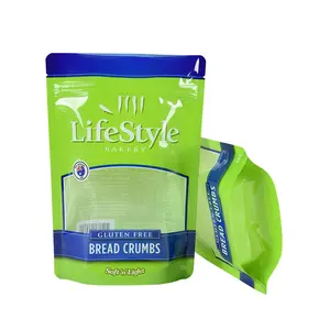 Professional Packaging Supplier Laminated Zipper Stand Up Pouch with Window