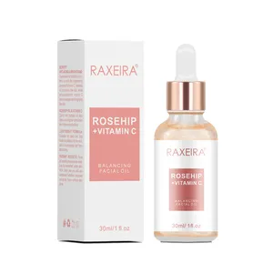 Huile de rose musquée à la vitamine C en vrac huile de rose essentielle pour le visage éclaircissante marque privée huile de rose musquée à la vitamine C pour le visage