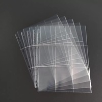 Protections de pages pour classeur A4 classiques, pochettes en plastique transparent, sous-verres, photos, cartes d'art, compatibles avec les classeurs à anneaux standard, stockage archivistique