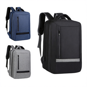 Mochila para Portátil de 17 Pulgadas, Económica, Impermeable, de Lona, Anti-robo, con Cierre de Cremallera USB, Diseño de Letras, Forro de Poliéster, Unisex - Product Image 4