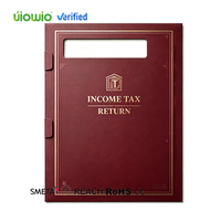 Dossier de déclaration de taxes personnalisé UIOWIO 1040, dossiers à pochettes imprimés en couleur sur mesure
