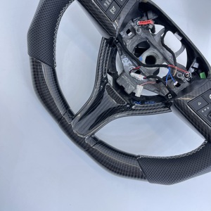 Volante <span class=keywords><strong>de</strong></span> fibra <span class=keywords><strong>de</strong></span> carbono CCExcellent a precio <span class=keywords><strong>de</strong></span> fábrica para Maserati <span class=keywords><strong>Levante</strong></span> con diseño <span class=keywords><strong>de</strong></span> fondo redondo y parte superior redonda - Product Image 5