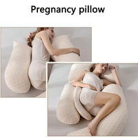 Haute qualité grossesse nouveau tissu Tech tricoté couche d'air réglable allaitement U G H J oreiller de maternité pour les femmes enceintes